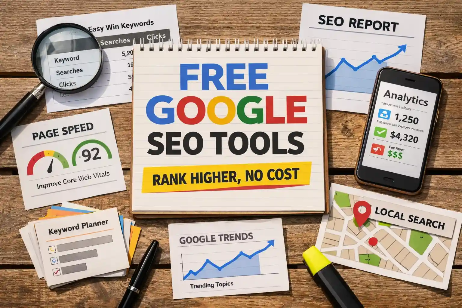 Best Free SEO Tools from Google And How to Use Them to Rank