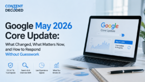 Google May 2026 Core Update