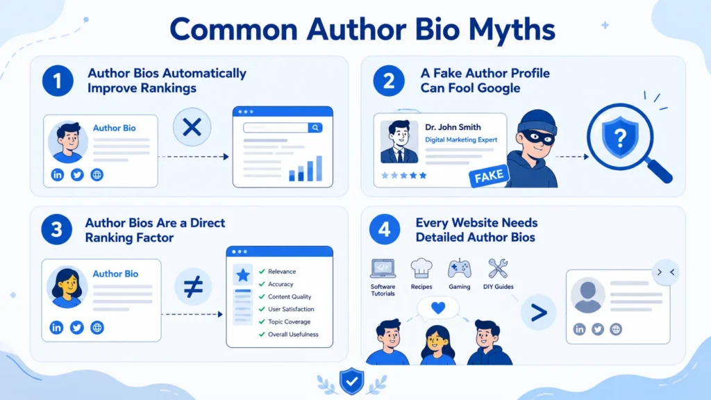 Common Author Bio Myths