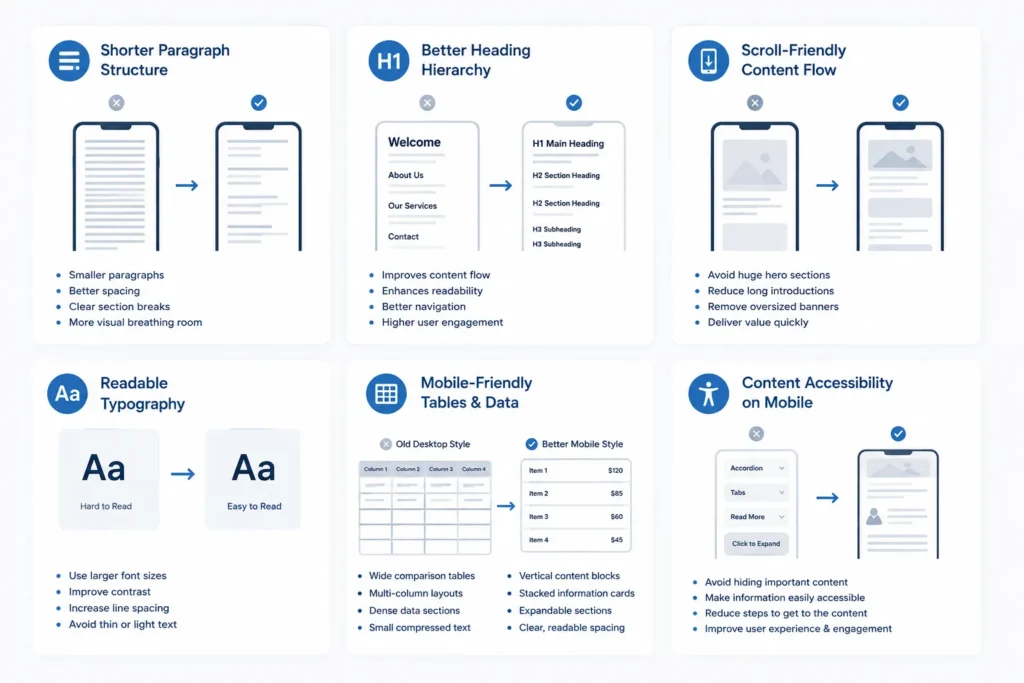 Google Actually Wants Mobile First Content Readability
