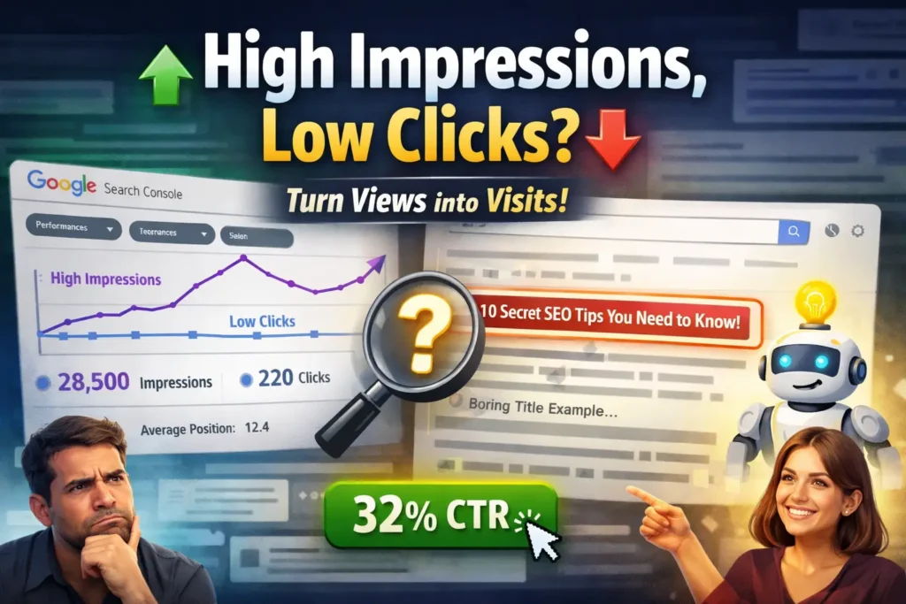 High Impressions but Low Clicks
