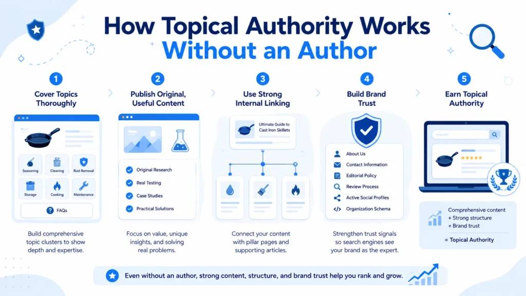 How Topical Authority Works Without an Author
