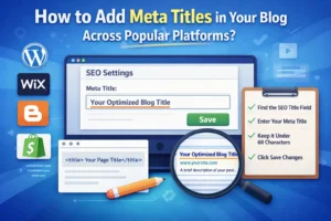 How to Add Meta Titles in Your Blog Across Popular Platforms