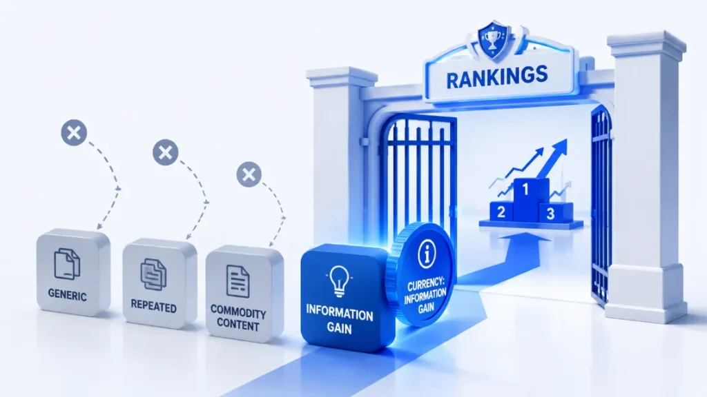 Information Gain Is The New Ranking Currency