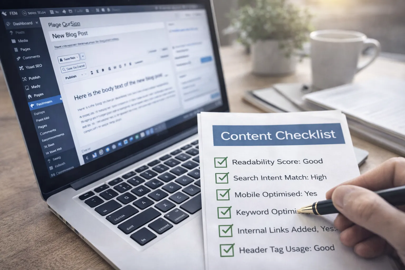 Consistent quality across website