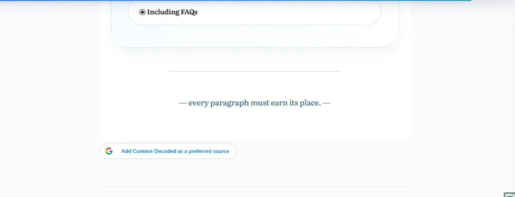 Preferred source button on my blog