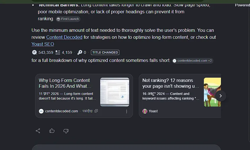 My website show preferred source badge in AI overview