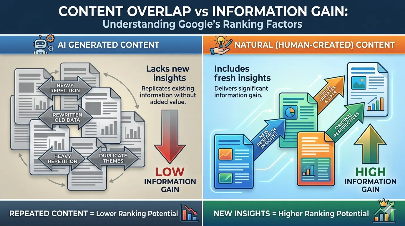 Natural content vs AI content