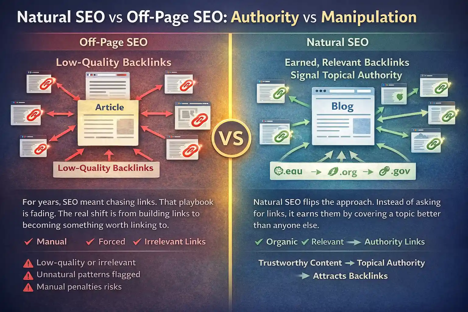 Natural SEO vs Off-Page SEO