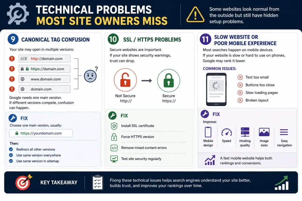 Technical Problems Most Site Owners Miss