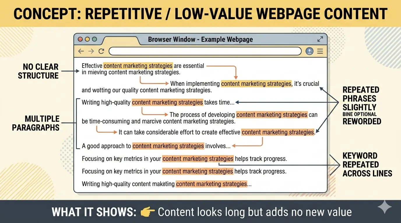 Thin Content Looks Big Feels Empty
