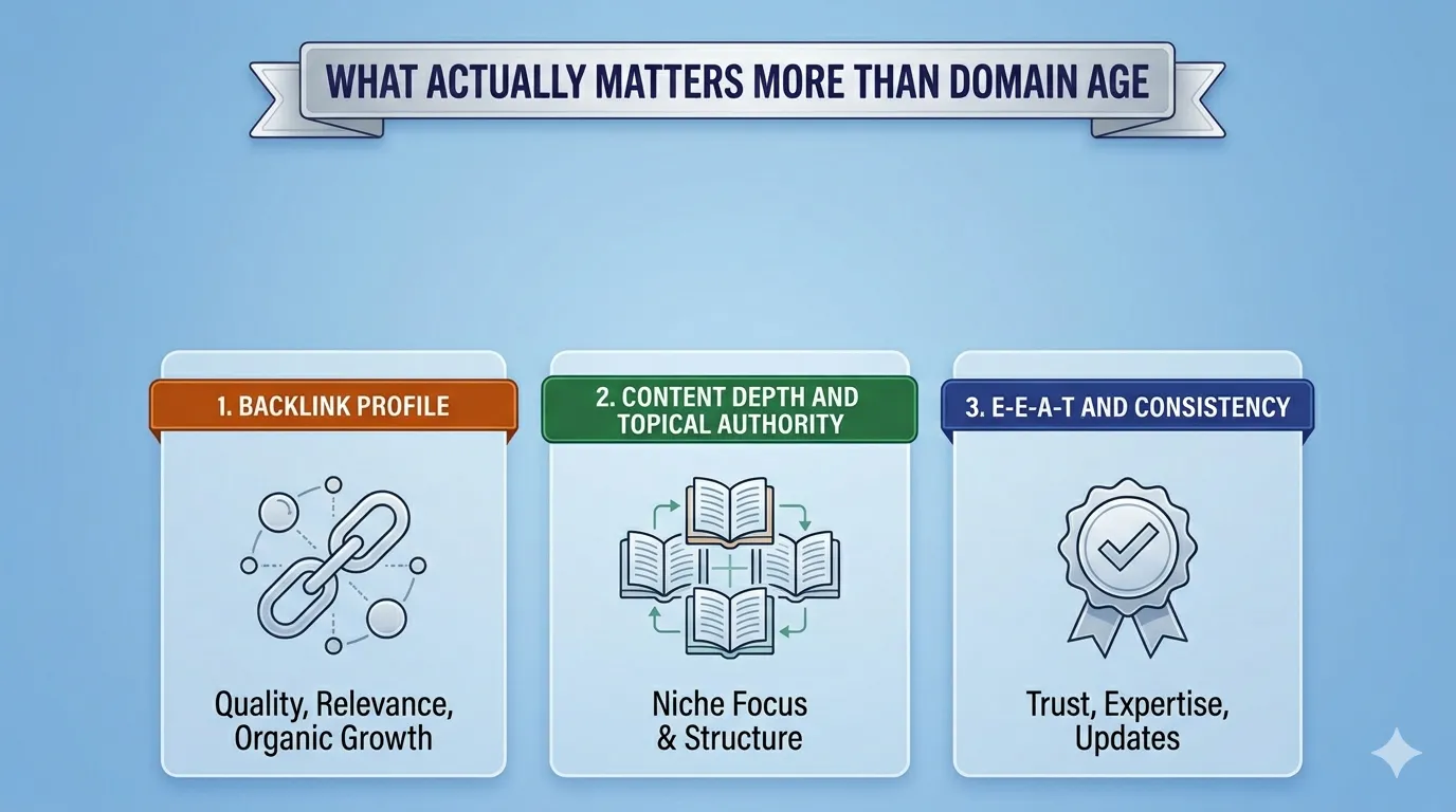 What matters more than domain age