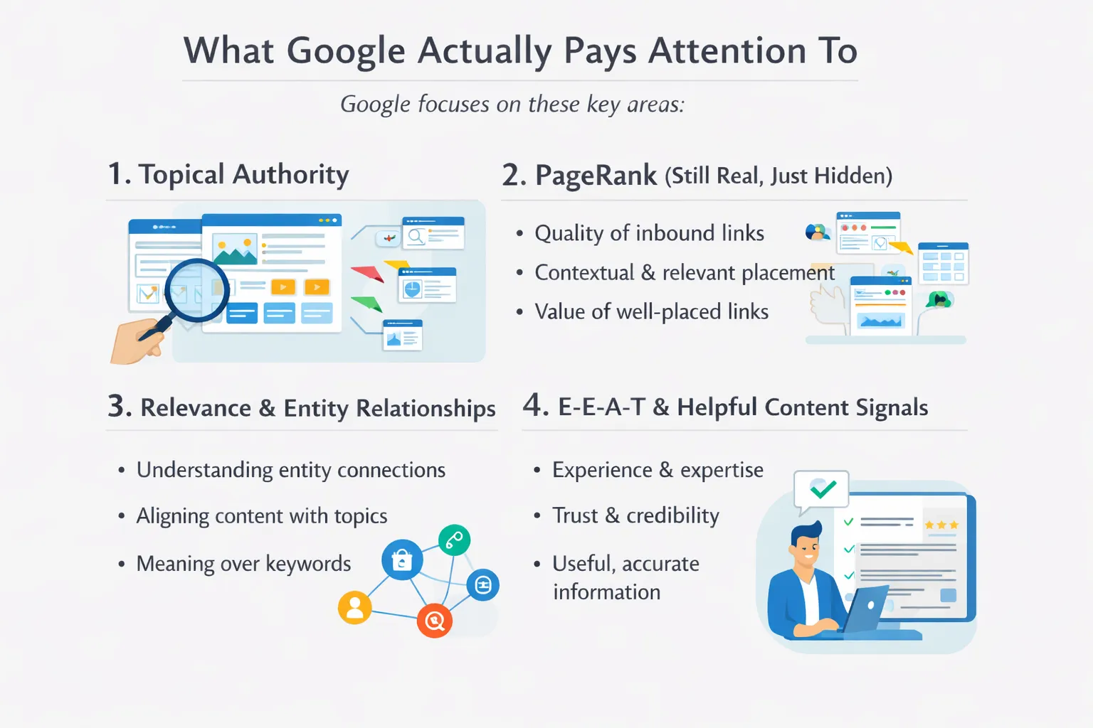 What Google pays attention to