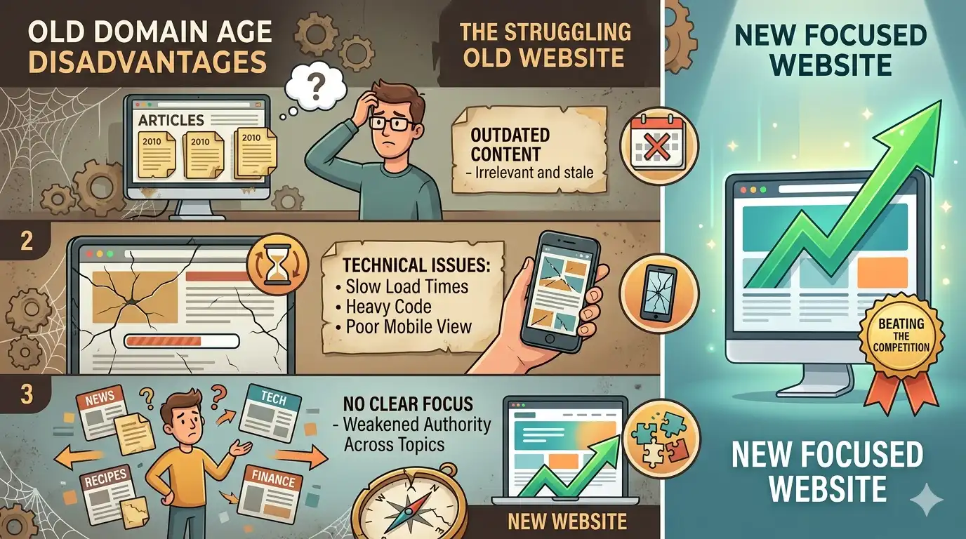 When domain age becomes disadvantage