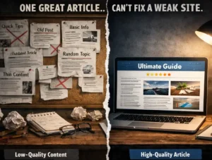 Why a Helpful Page Can’t Fix a Weak Site_