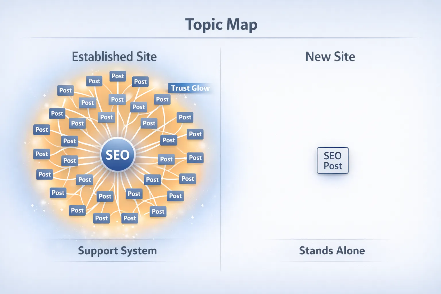 You dont have topical authority yet